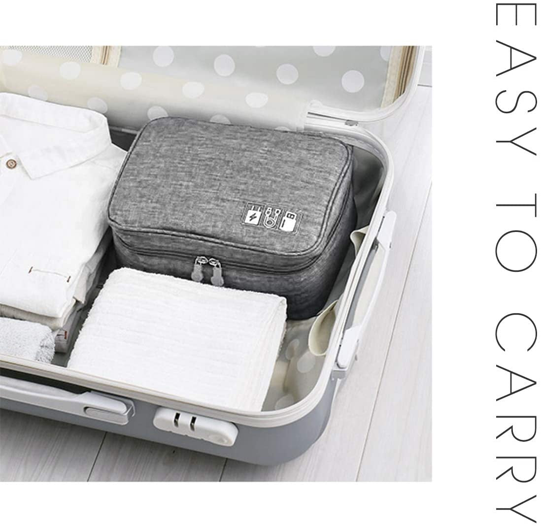 Ty Wats Portable Electronics Organizer – Travel Case for Tech Accessories & Cables