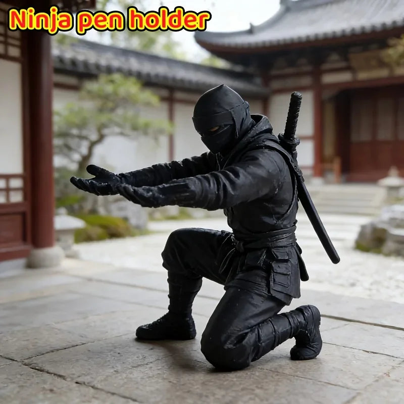 Cool Ninja Pen Holder Fashionable Creative Desktop Decoration Can Hold Ballpoint Pens Fountain Pens Etc 3D Printing Pen Holder