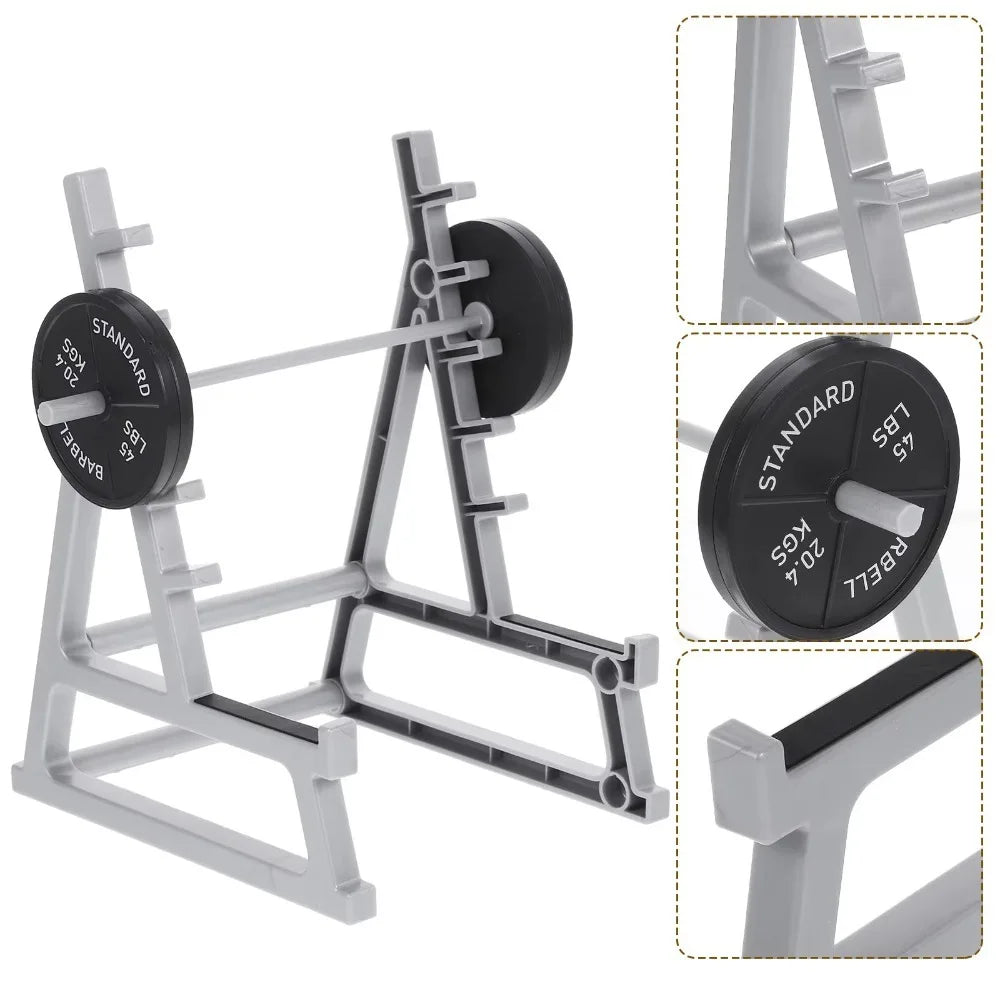 Squat Rack Pen Holder Fun Desk Accessories for Office Funny Pen Holder for Men Desk Mini Pen Organizer
