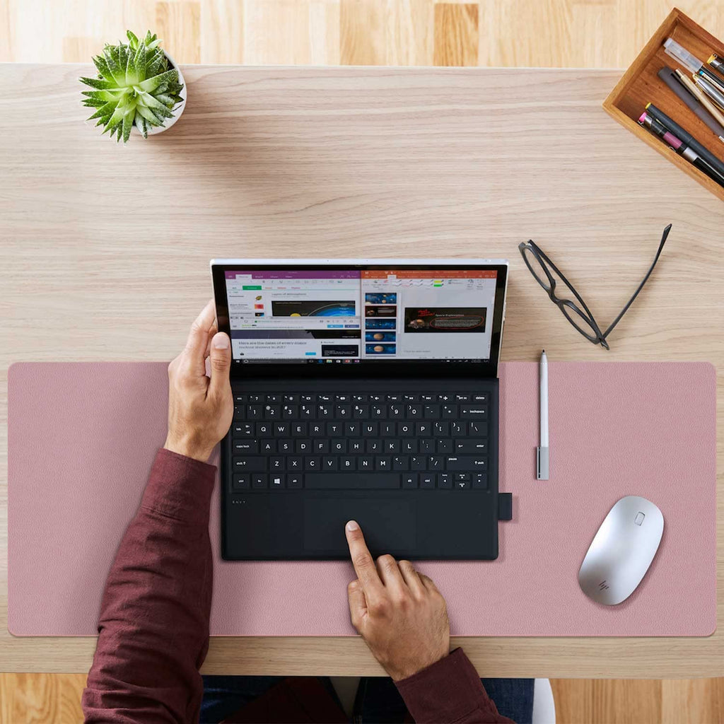 Ty Wats Co. Premium Dual-Sided Leather Desk Mat