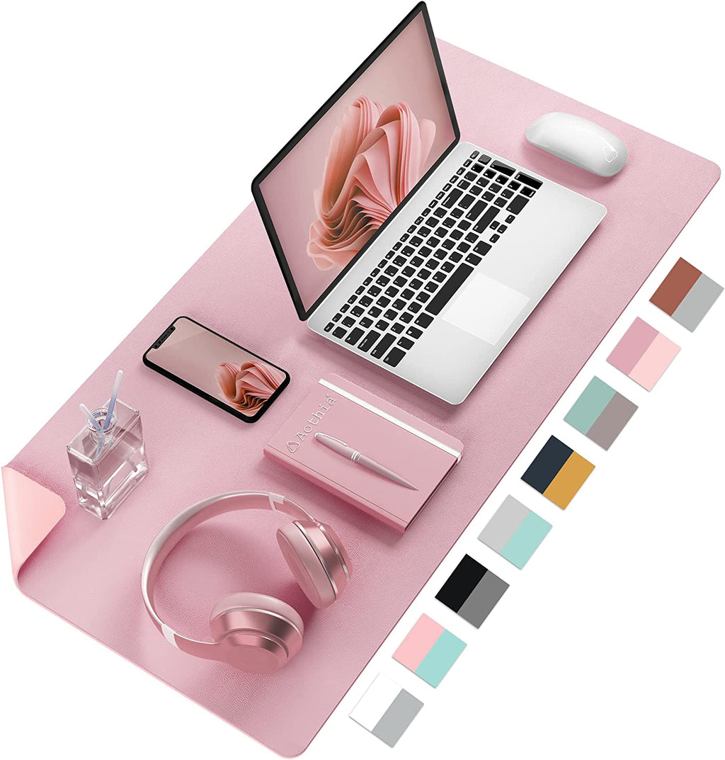Ty Wats Co. Premium Dual-Sided Leather Desk Mat