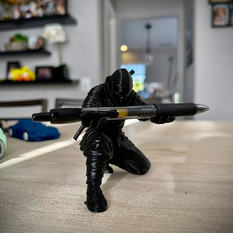 Cool Ninja Pen Holder Fashionable Creative Desktop Decoration Can Hold Ballpoint Pens Fountain Pens Etc 3D Printing Pen Holder